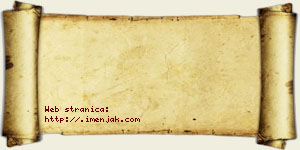 Andjelina Radović vizit kartica